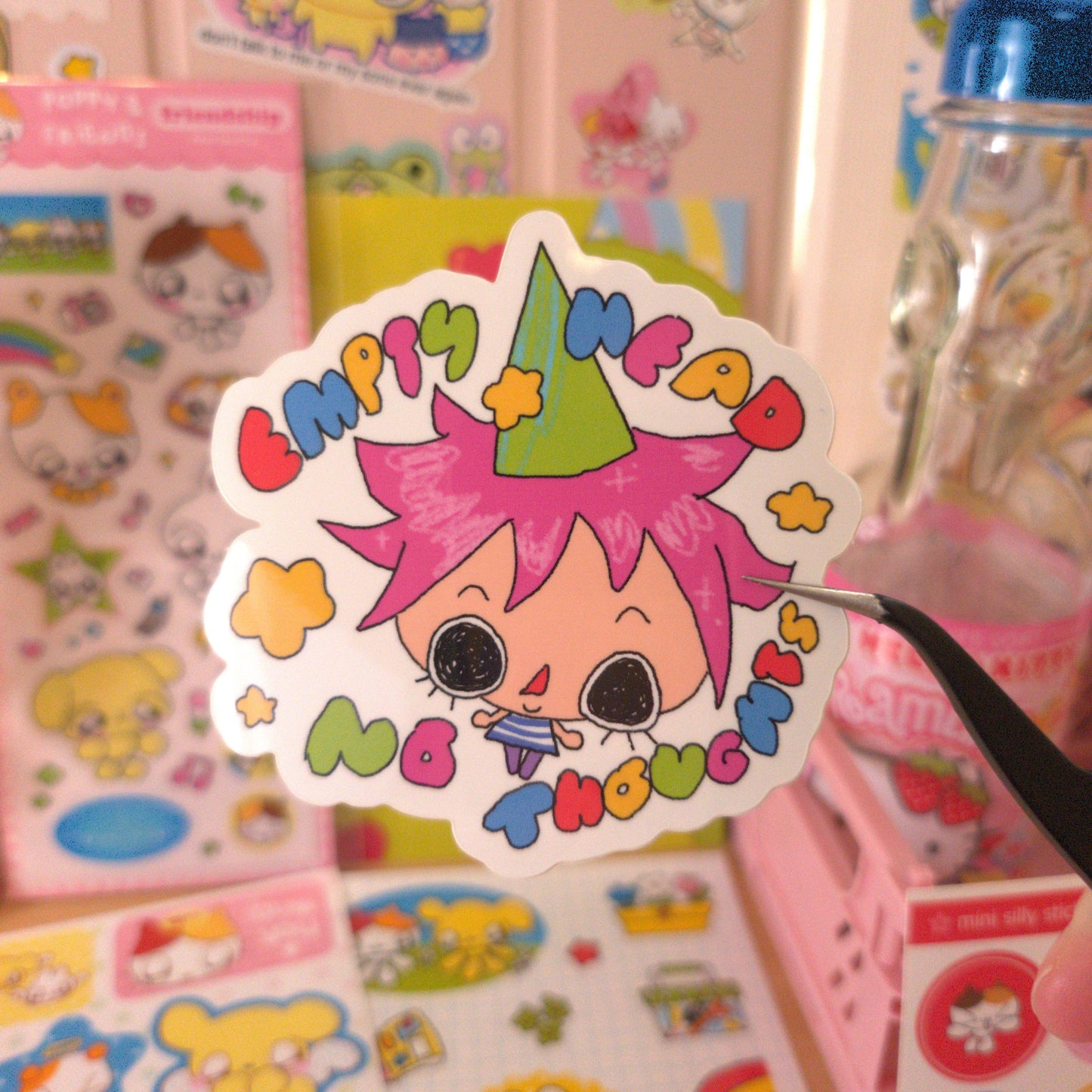 empty head sticker