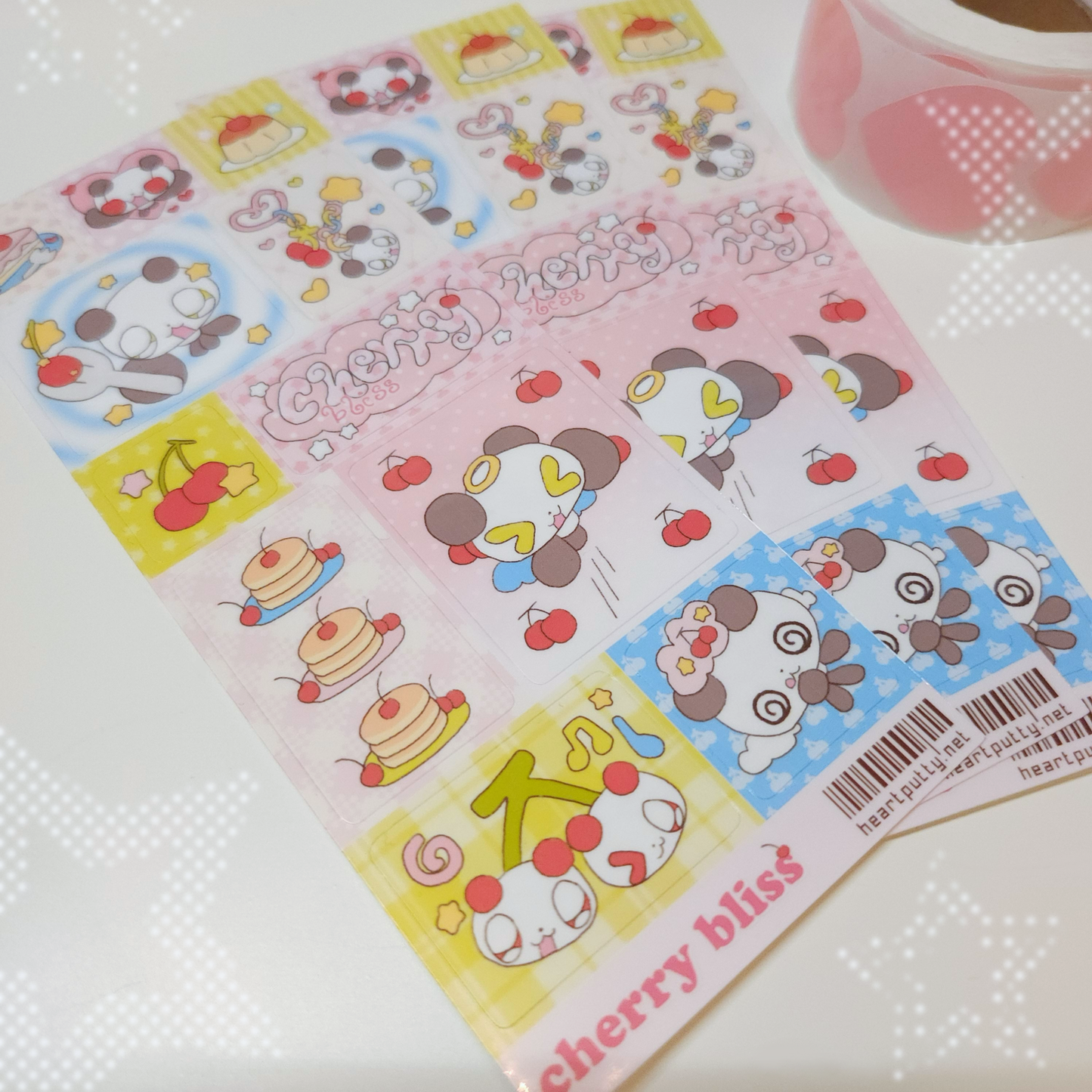 cherry bliss sticker sheet