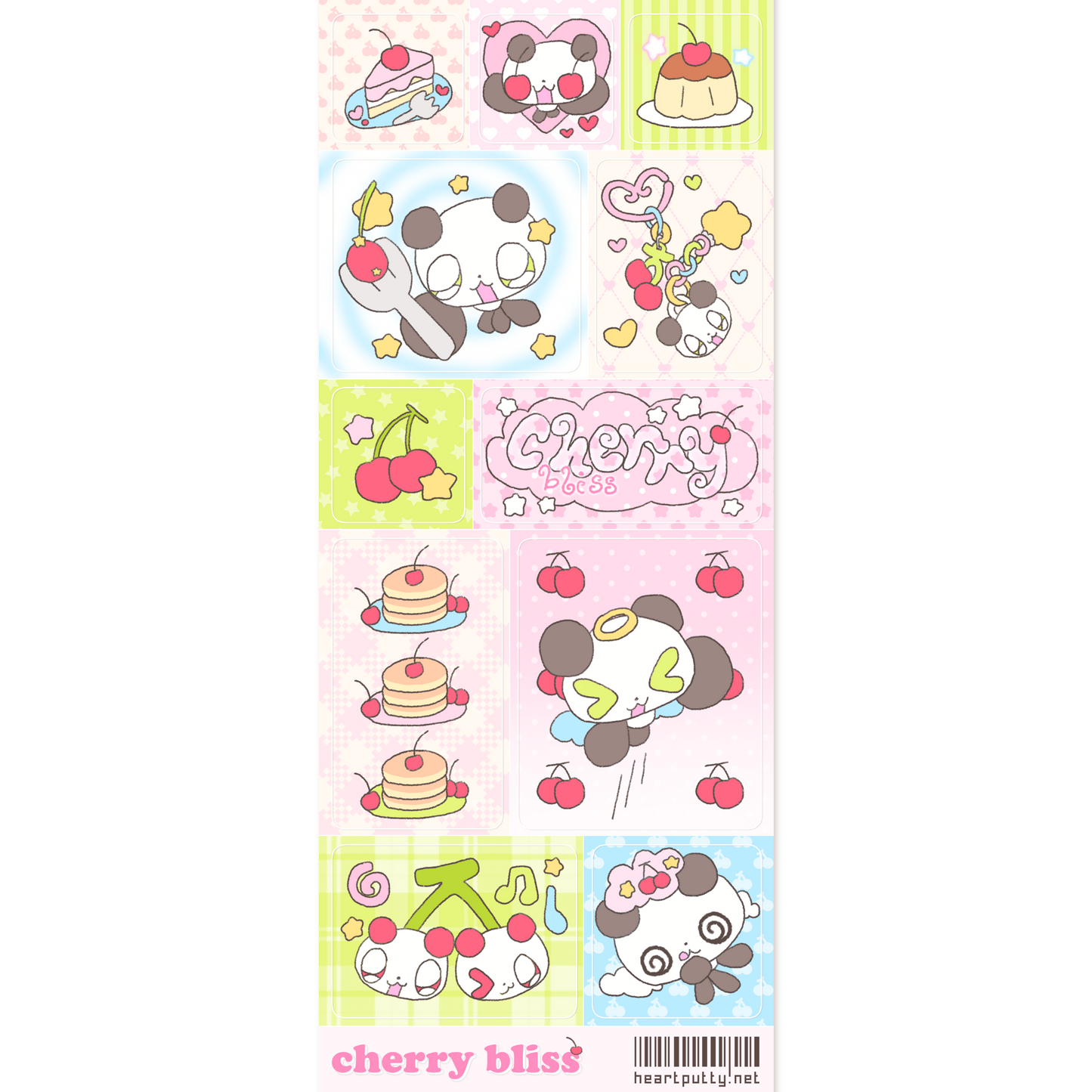 cherry bliss sticker sheet