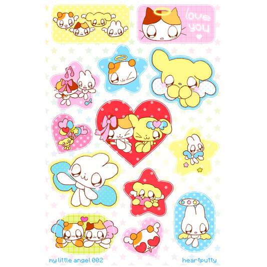 little angel sticker sheet