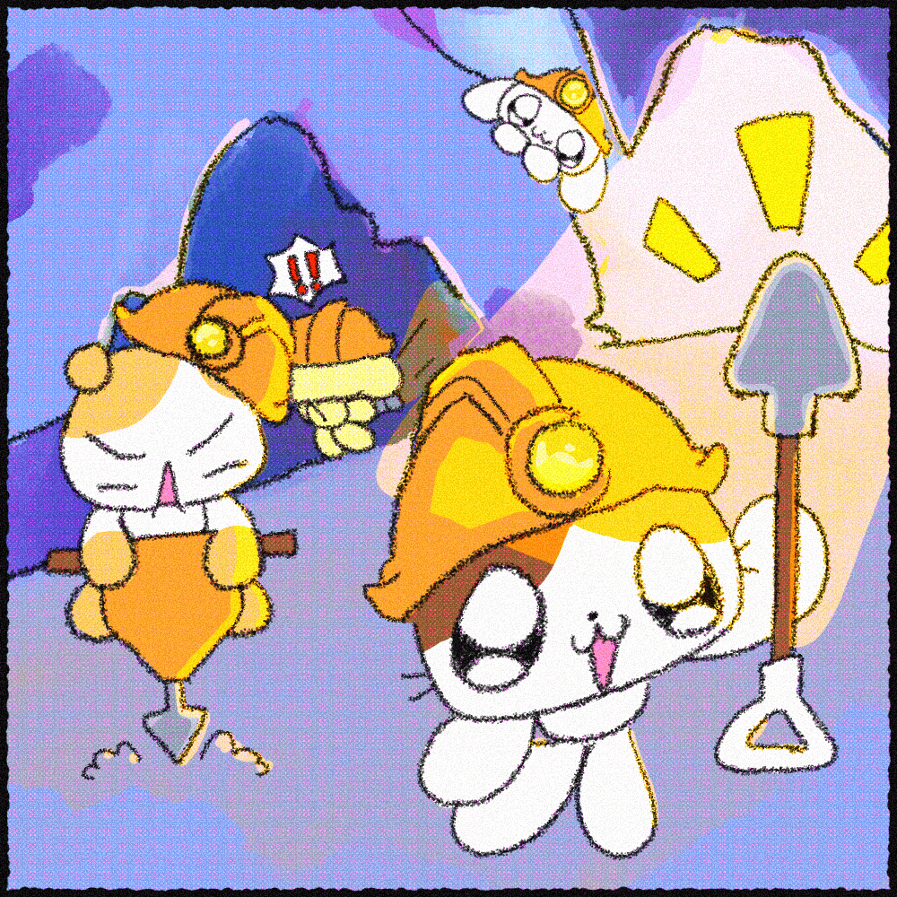 poppy and her friends are hard at work!