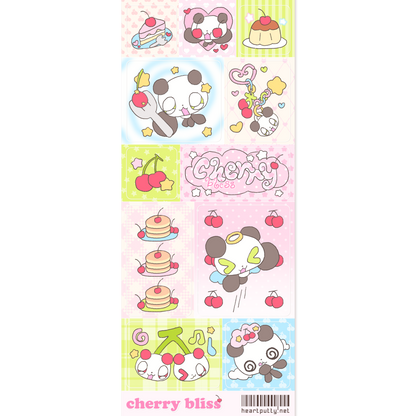 cherry bliss sticker sheet