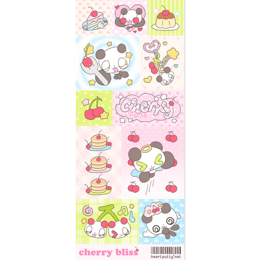 cherry bliss sticker sheet